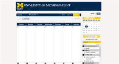 Desktop Screenshot of calendar.umflint.edu